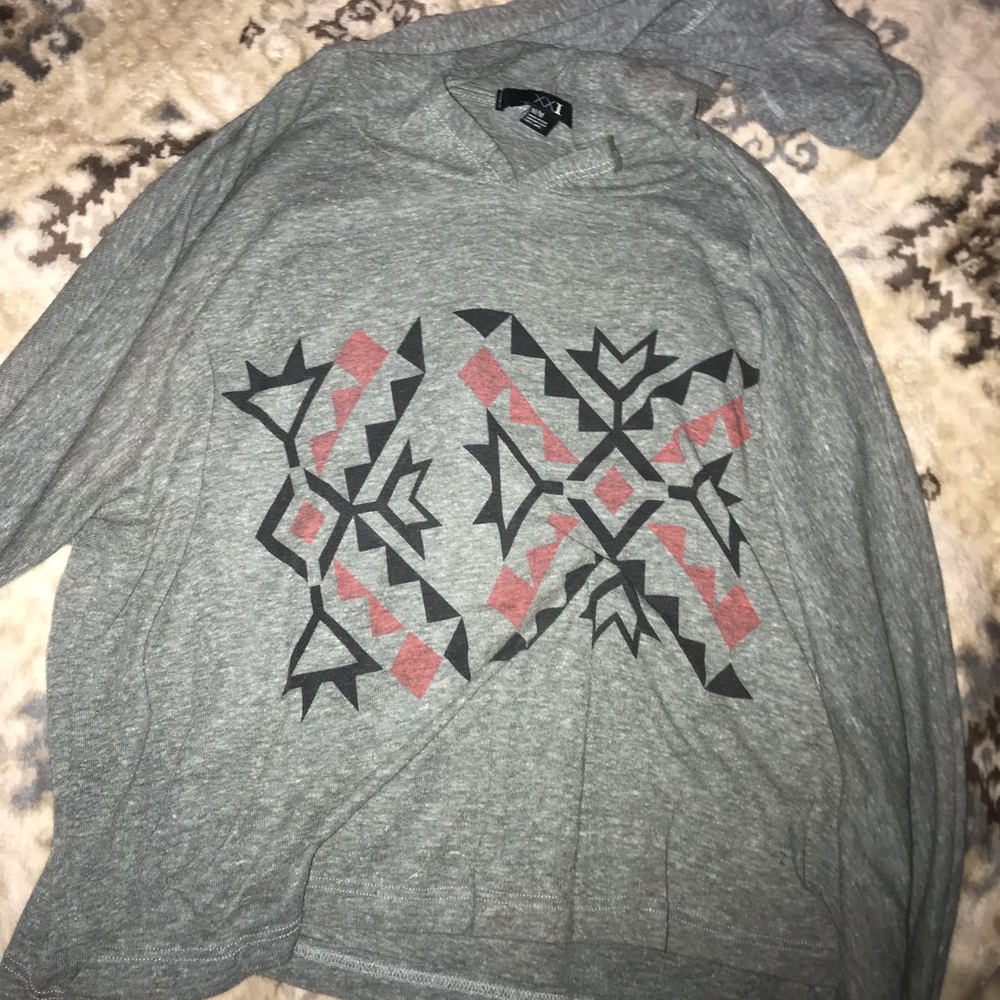 Thin hoodie top